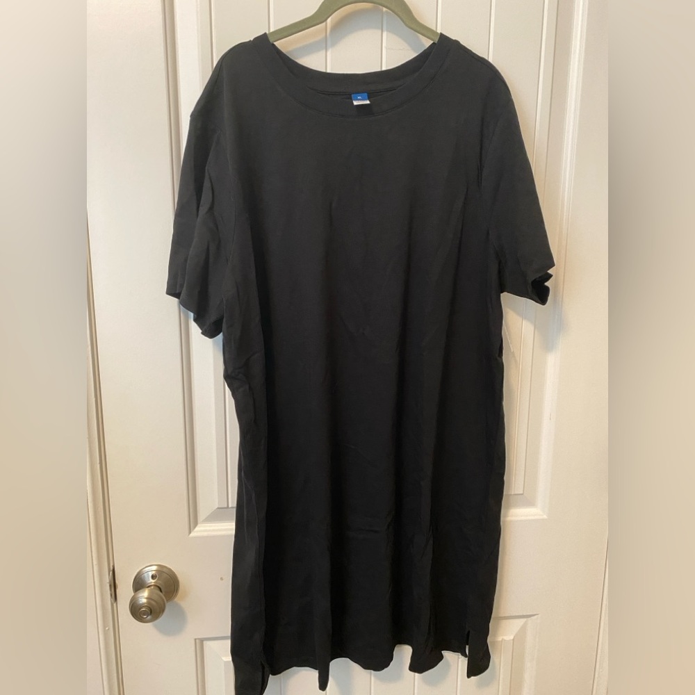 Old Navy Black Tee Shirt Dress
